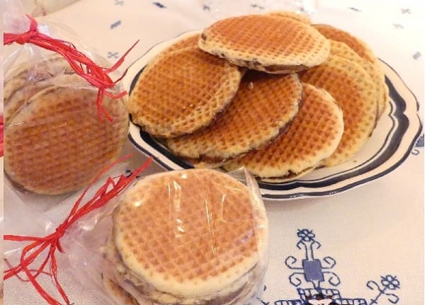 Gaufres fourrées à la cassonade